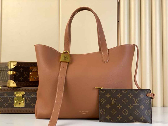 Louis Vuitton Low Key Cabas MM Bag M25342 Brown Smooth calf leather