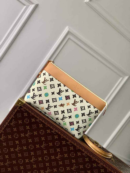 Louis Vuitton Pochette Voyage Souple Bag M83568 Beige