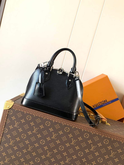 Louis Vuitton Alma BB M24645 Black Epi Leather Gold Hardware - Default Title - View 1