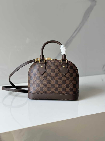 Louis Vuitton Alma BB Mini Top Handle Bag N41221 Damier Ebene canvas