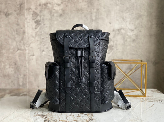 Louis Vuitton M20899 Christopher Backpack PM Leather Black - 32 x 39 x 12 cm / Monogram canvas - View 1