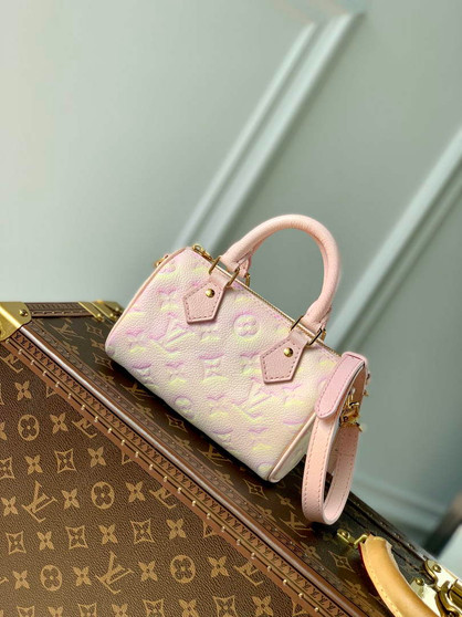 LV M81508 Louis Vuitton Nano Speedy Pink - Default Title - View 1