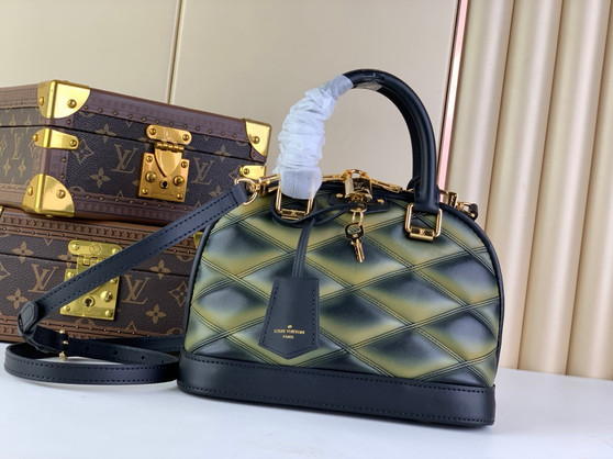 Louis Vuitton Alma BB Mini Top Handle Bag M23576 Beige Lamb leather
