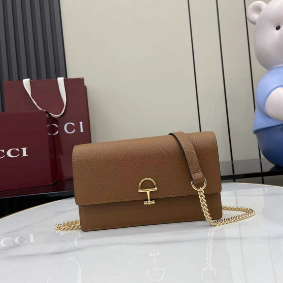 Gucci Dionysus wallet on chain �?37373 in brown leather