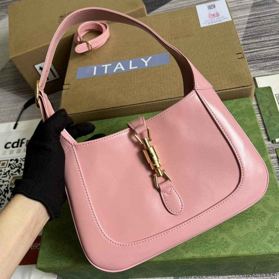 Gucci �?36709 Jackie 1961 small shoulder bag Pink leather