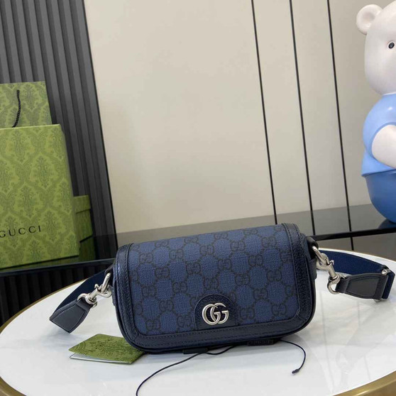 Gucci ophidia super mini shoulder bag �?95466 in blue