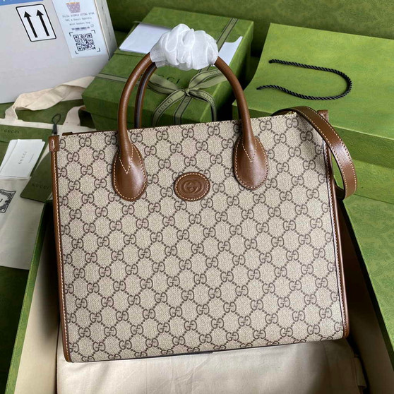Gucci GG small tote bag �?59983 in Brown GG Supreme