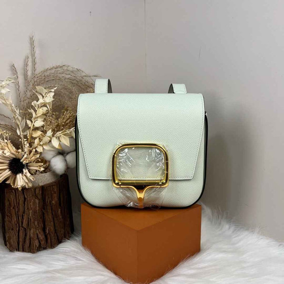 Hermès Della Cavalleria Mini Bag Light Green Epsom Calfskin Gold Hardware - Default Title - View 1