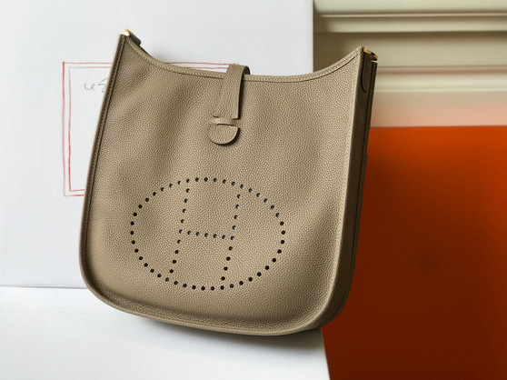 Hermès Evelyne III 29 Bag Taurillon Clemence Gray - Default Title - View 1