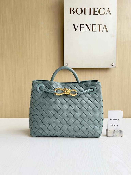 Bottega Veneta Small Andiamo Bag 743568 Lambskin Light Green