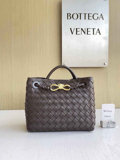Bottega Veneta Small Andiamo Bag 743568 Lambskin Dark Nude