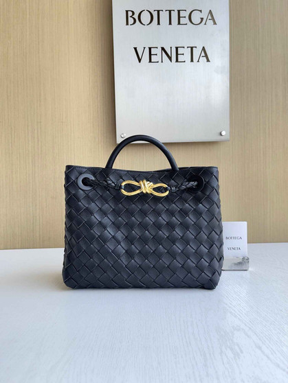 Bottega Veneta Small Andiamo Bag 743568 Lambskin Black
