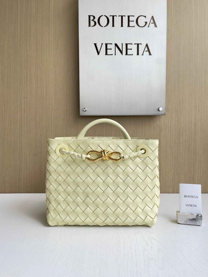 Bottega Veneta Small Andiamo Bag 743568 Lambskin Yellow