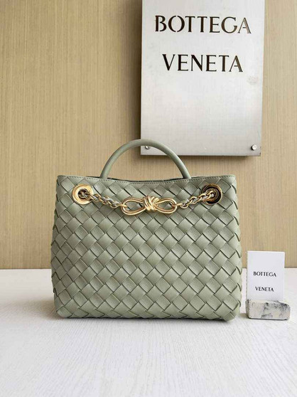 Bottega Veneta Small Andiamo Chain 786008 Lambskin Green
