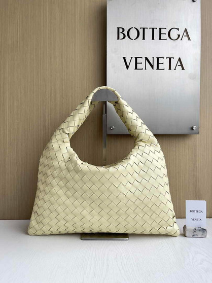 Bottega Veneta Small Hop Bag 763966 Calfskin Yellow