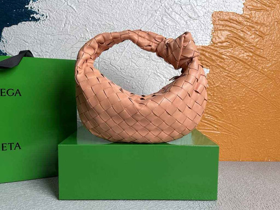 Bottega Veneta Mini Jodie top handle bag 651876 Lamb skin Light Pink