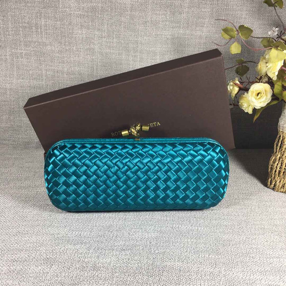 Bottega Veneta Stretch Box Knot 754783 Green Blue