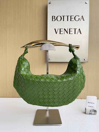 Bottega Veneta Sardine 716082 Green Lambskin
