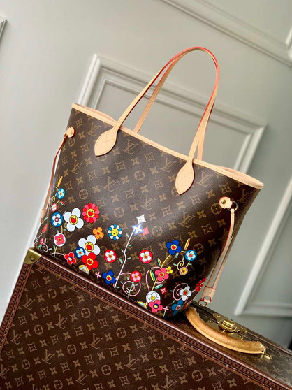 Louis Vuitton LV x TM Neverfull MM Bag M13271
