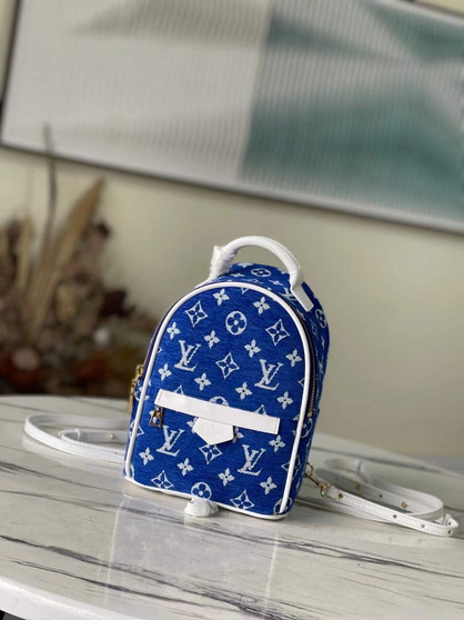 Louis Vuitton LV M46207 Palm Springs Mini Monogram Blue