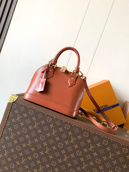 Louis Vuitton Alma BB M25538 Brown Epi Leather Gold Hardware - Default Title - View 1
