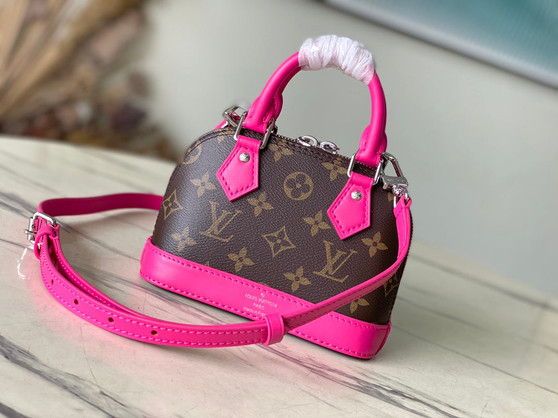 Louis Vuitton Nano Alma Monogram M83206 Pink
