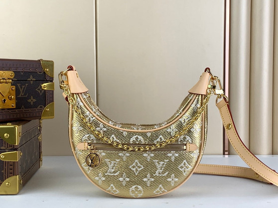 Louis Vuitton Loop Bag M22928 Beige Monoglam canvas