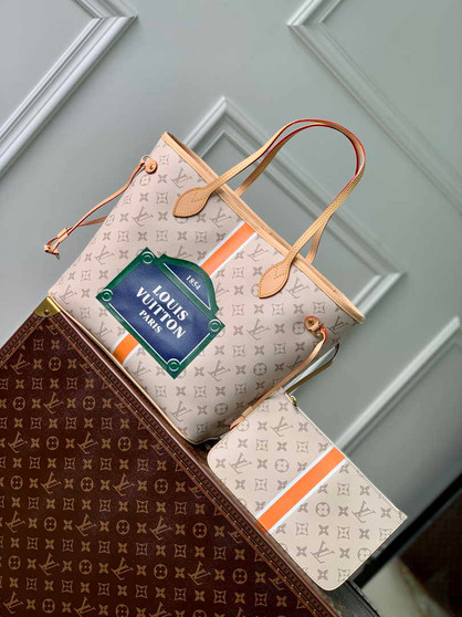 Louis Vuitton Neverfull MM Bag M23501 Monopaname canvas
