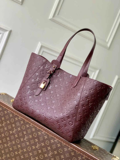 Louis Vuitton All In One MM Bag, M25888 Red Cowhide leather
