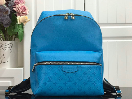 Louis Vuitton LV M30230 Discovery Backpack PM Monogram Blue