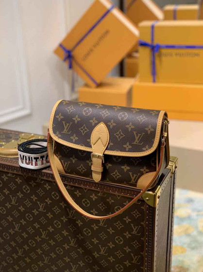 Louis Vuitton M45985 Diane Satchel Monogram Canvas