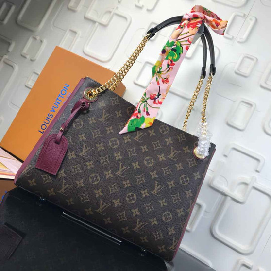 Louis Vuitton Surene Bag M43864 Wine Red Monogram - Default Title - View 1