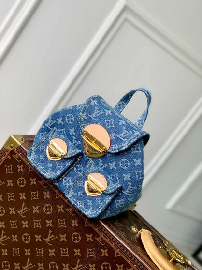 Louis Vuitton Venice Backpack M46836 Denim Blue