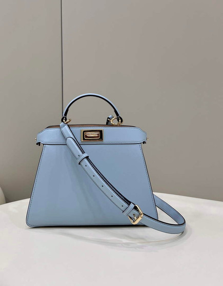Fendi 8BN327 Peekaboo Iseeu Small Bag Blue