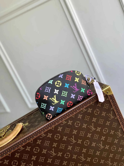 Louis Vuitton LV x TM Cosmetic Pouch PM Bag - M13744 Black