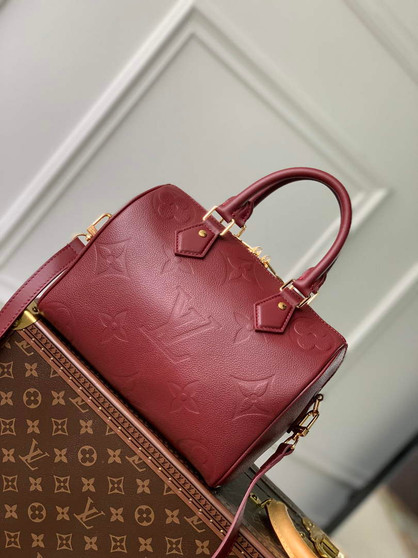 Louis Vuitton Speedy Bandoulière 25 Bag M59273 Red Leather