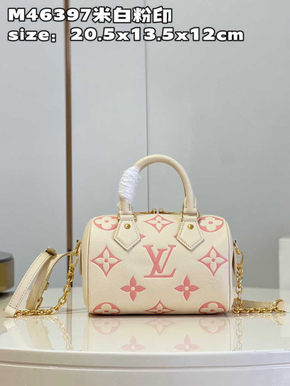 Louis Vuitton Speedy Bandoulière 20 M46397 Bicolor Monogram Empreinte