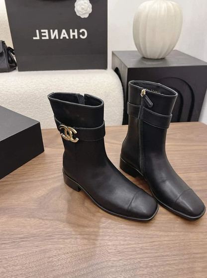 Chanel Short Boots Leather G65549