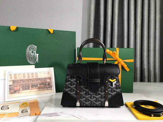 Goyard Saïgon Souple Mini Bag GY020192 Black Leather