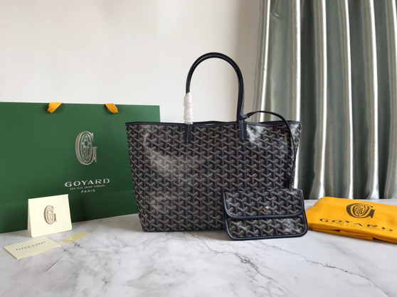 Goyard Saint Louis PM Tote Bag GY020184 Navy Blue