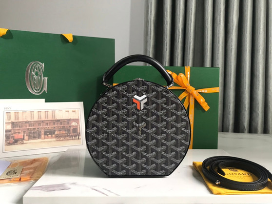 Goyard The Alto Hatbox Trunk Bag GY020380 Black