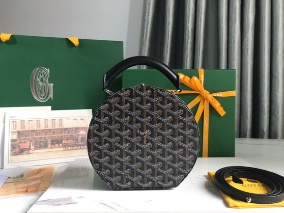Goyard The Alto Hatbox Trunk Bag GY020381 Black