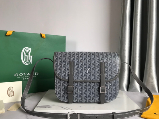 Goyard Belvedere MM Messenger Bag GY020097 Gray
