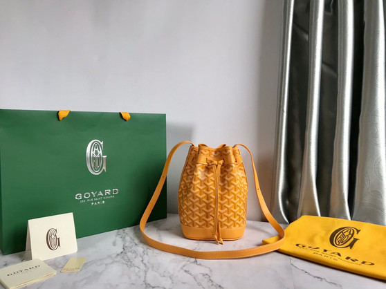Goyard Petit Flot Bucket Bag GY020850 Yellow