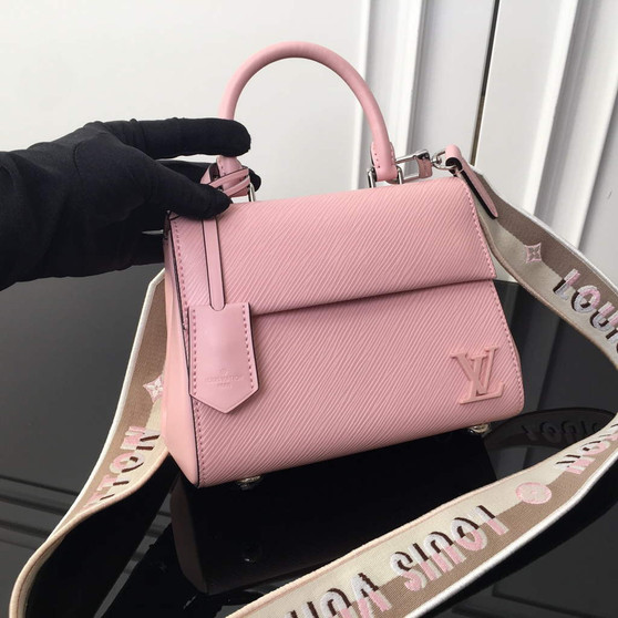 Louis Vuitton M20778 Cluny Mini Epi Leather Guimauve Purple