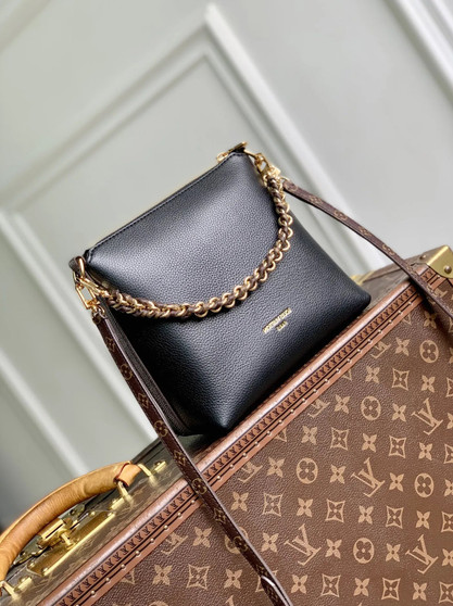 Louis Vuitton Multipass Mini Bag, M2A840 Black Calfskin leather