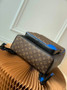 Louis Vuitton M45335 Dean backpack Monogram Blue - 31 x 41.5 x 15.5 cm / Monogram canvas Blue - View 4