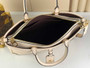 Louis Vuitton M46487 Trianon MM Bag Monogram Leather Beige