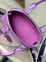 Louis Vuitton Braided Alma BB Bag M22642 Purple Epi Leather