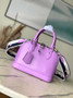Louis Vuitton Braided Alma BB Bag M22642 Purple Epi Leather